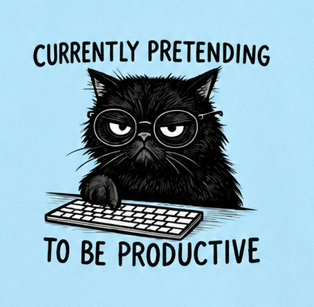 Currently Pretending to be Productive | Oversized Tee
