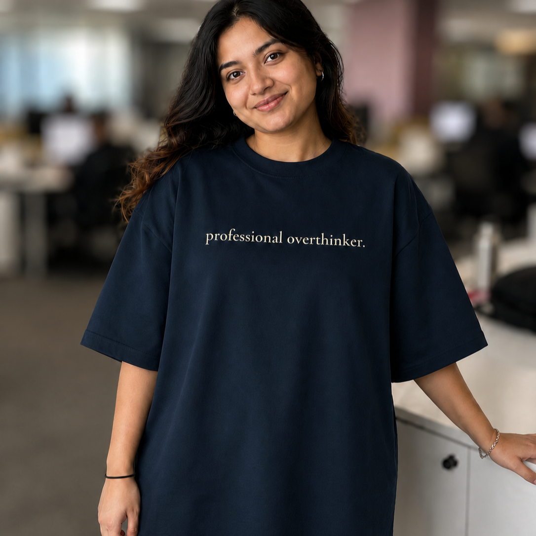 Professional Overthinker | Oversized Tee
