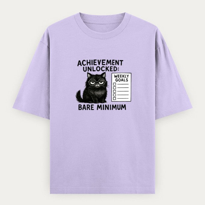 Achievement Unlocked: Bare Minimum | Oversized Tee