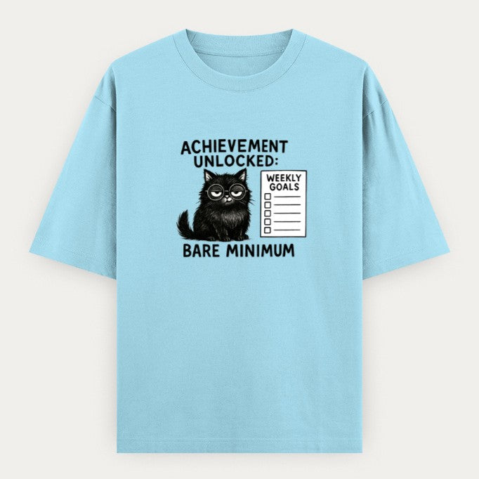 Achievement Unlocked: Bare Minimum | Oversized Tee